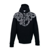 Hoodie Snake Wings Reguler Black White