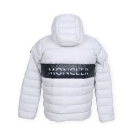 Pluvis Short Down Jacket White Black