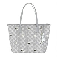 K/Ikonik Monogram Large Tote Bag Grey Multi