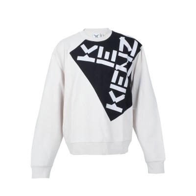 Sweatshirt with X Logo White