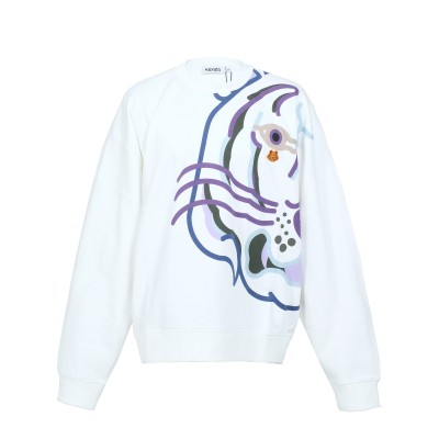 Sweatshirt K-Tiger White Purple