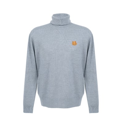 Sweatshirt Roll Neck Dove Grey