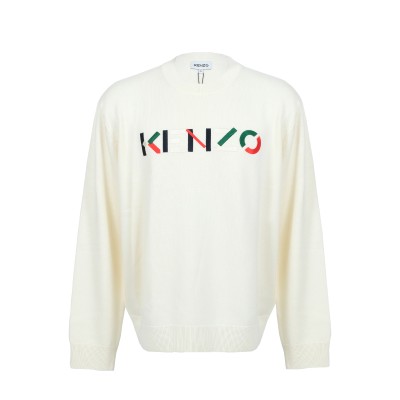 Sweatshirt Knitwear Ecru Logo