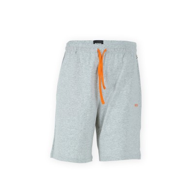 Mix & Match 106 Shorts Pants Light Grey Logo Orange