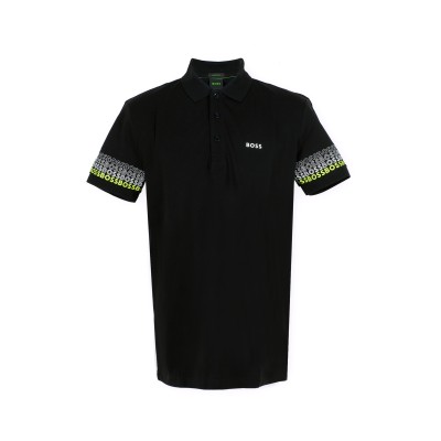 Polo Paddy 2001 Black With Logo Multicolor