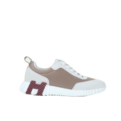 Bouncing Sneakers in Beige Argile White