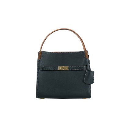 Lee Radziwill Small Double Bag Black