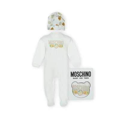 Baby 1Set Logo Toy Cloud Hat And Bib Co-ord