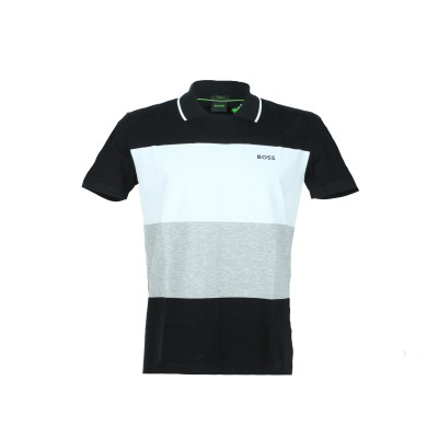 Polo Palle 001 Black Multicolor With Logo Black