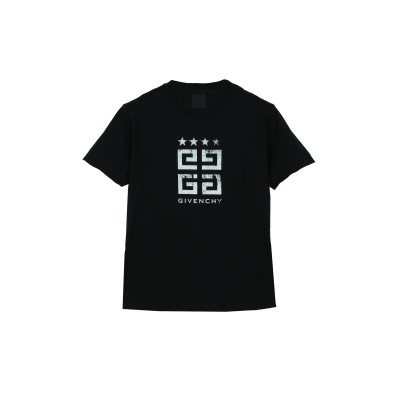 Tshirt 4G Logo Star Black White