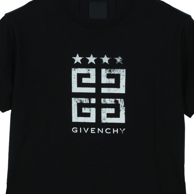 Tshirt 4G Logo Star Black White