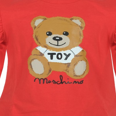 Kids 1Set Toy Teddy Bear Tshirt And Skirt Red