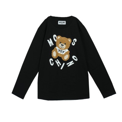 Kids 1 Set Long Tshirt Black And Tshirt Sugar Rose Teddy Bear Logo