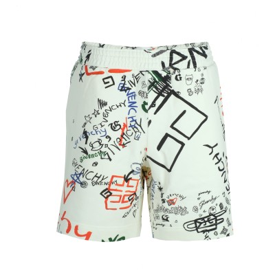 Short Pants Graffiti Off White Multicolored