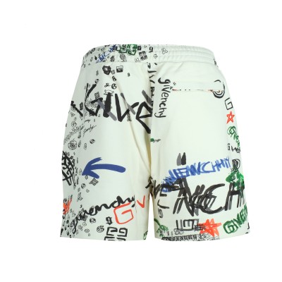 Short Pants Graffiti Off White Multicolored