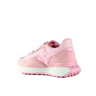 Giv Runner Logo Print Sneakers Pink Blossom