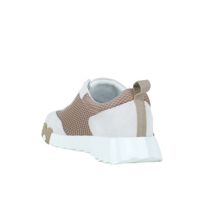 Bouncing Sneakers in Beige Argile White