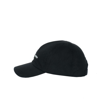 Graphic Branded Twill Cap Black