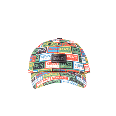 Cap Labels All Over Logo Multicolor