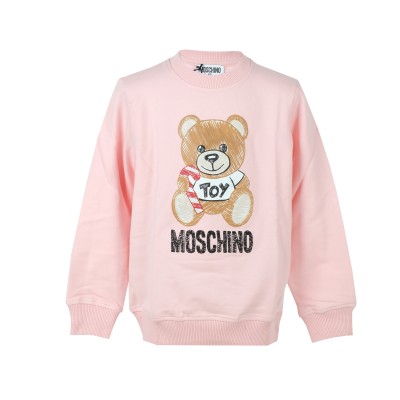 Kids Sweatshirt Xmas Toy Teddy Bear Sugar Rose