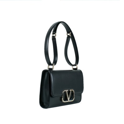 Vlogo Medium Shoulder Bag Black