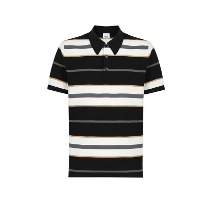 Polo Striped Cotton Cashmere Black