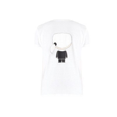 Tshirt Ikonik Choupette Logo White