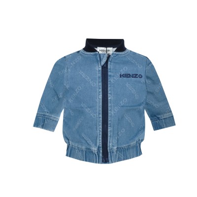 Kids Jacket Denim Giraffe Multicolor