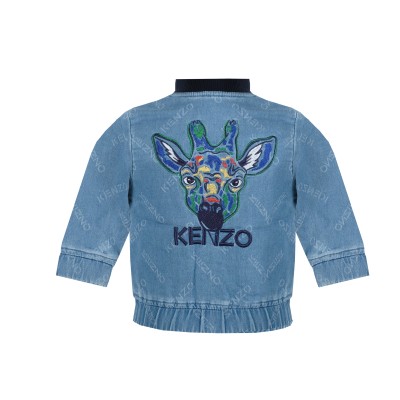 Kids Jacket Denim Giraffe Multicolor