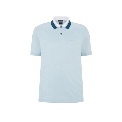 Polo Parlay 173 Light Blue List White