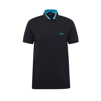 Polo Paule 402 Dark Blue Logo Blue