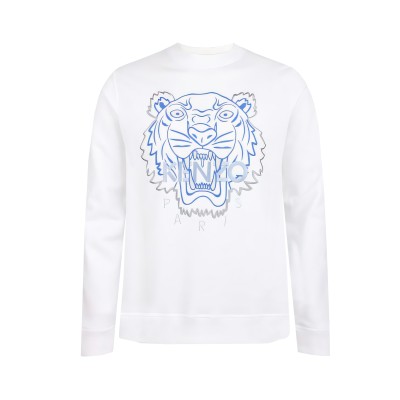 Sweatshirt Tiger White Logo Light Blue