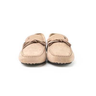 Gommini Driving Loafers Nubuck in Beige