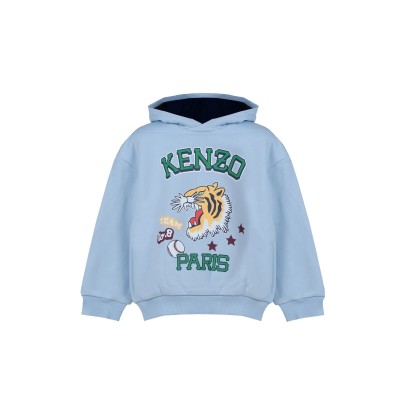 Kids Hoodie Club Baseball Light Blue