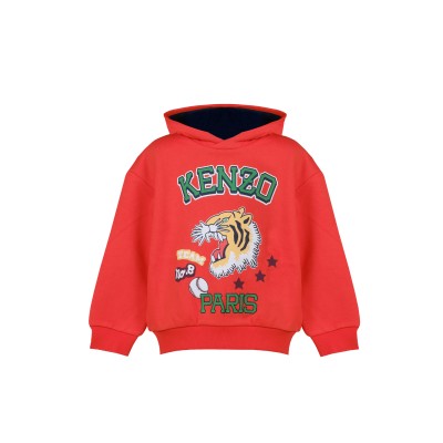 Kids Hoodie Club Baseball Red