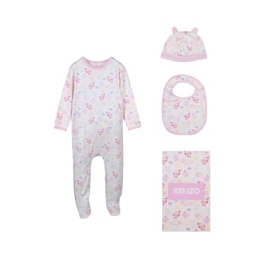 Baby Daily Animal Mini Pyjama And Accessories Set Pink