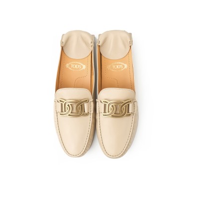 Gommino Mocassin Leather Mule Sand