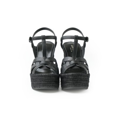 Tribute Wedges 12cm All Black