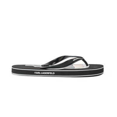 Kosta Karl Ikonic Thong Sandal in Black Rubber