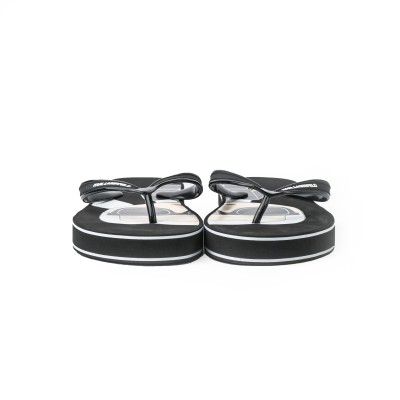 Kosta Karl Ikonic Thong Sandal in Black Rubber