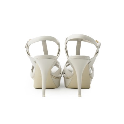 Tribute Heels 10cm White Calf