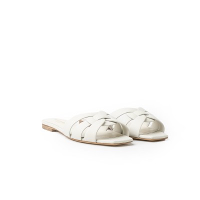 Nu Pieds Sandals White Calf