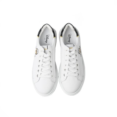 Kampus III Lo Lace Sneakers in White Canvas