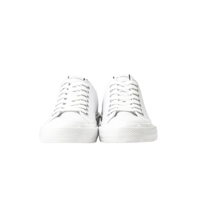 Kampus III Lo Lace Sneakers in White Canvas