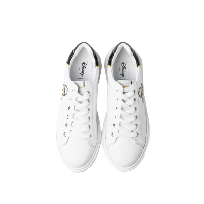 Disney Maxi KUP Sneakers in White Leather