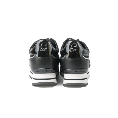 Sneakers Velocita II Karl Black Leather Suede