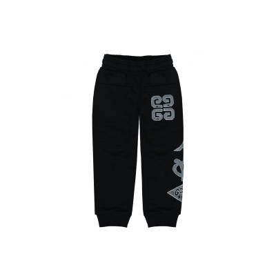 Kids Jogger Pants Logo Velvet Black