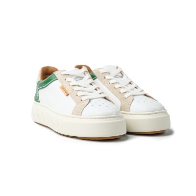 Sneakers Ladybug White Green Frost