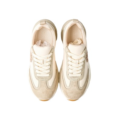 Sneakers Good Luck Trainer Nylon Nat Suede French Pearl