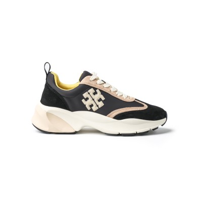 Sneakers Good Luck Trainer Nylon Nat Suede Black Cream